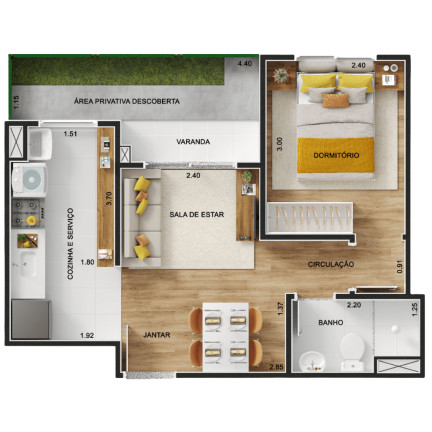 Imagem Imóvel com 1 Quarto à Venda, 42 m² em Jardim Campos Elíseos - Campinas Imagem Imóvel com 1 Quarto à Venda, 42 m² em Jardim Campos Elíseos - Campinas