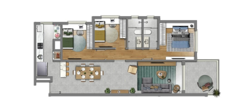 Imagem Apartamento com 3 Quartos à Venda, 94 m² em Petrópolis - Porto Alegre