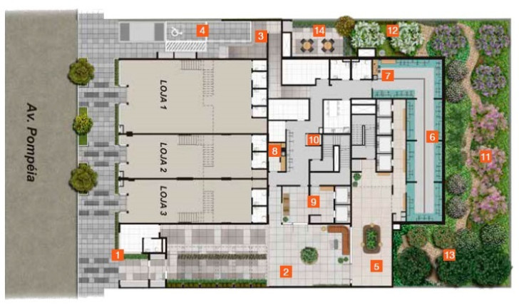 Apartamento à Venda, 25 m² em Vila Pompéia - São Paulo