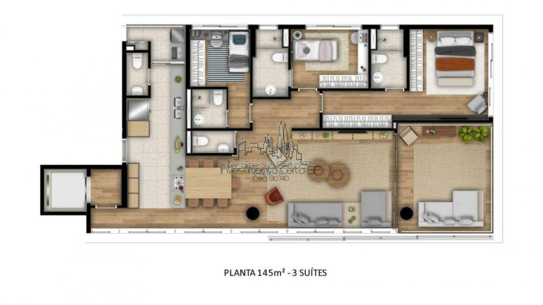 Imagem Apartamento com 3 Quartos à Venda, 145 m² em Jardim Paulista - São Paulo