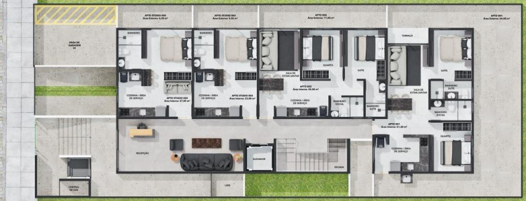 Imagem Cobertura com 3 Quartos à Venda, 123 m² em Bessa - João Pessoa Imagem Cobertura com 3 Quartos à Venda, 123 m² em Bessa - João Pessoa