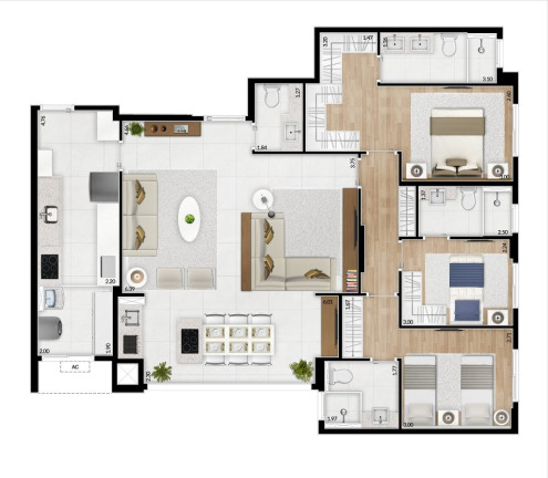 Imagem Imóvel com 3 Quartos à Venda, 86 m² em Santa Paula - São Caetano Do Sul Imagem Imóvel com 3 Quartos à Venda, 86 m² em Santa Paula - São Caetano Do Sul