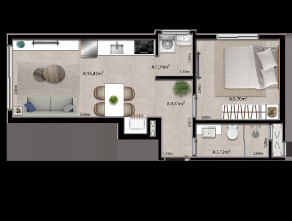 Imagem Apartamento com 2 Quartos à Venda, 159 m² em Zona Nova - Capão Da Canoa
