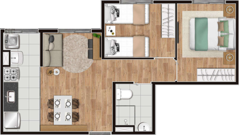 Imagem Apartamento com 2 Quartos à Venda, 40 m² em Campo Limpo - São Paulo Imagem Apartamento com 2 Quartos à Venda, 40 m² em Campo Limpo - São Paulo