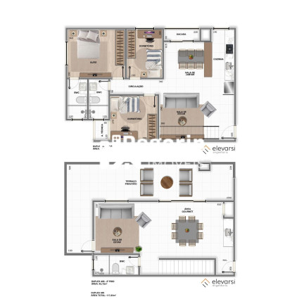 Imagem Apartamento com 2 Quartos à Venda, 96 m² em Centro - Pinhais