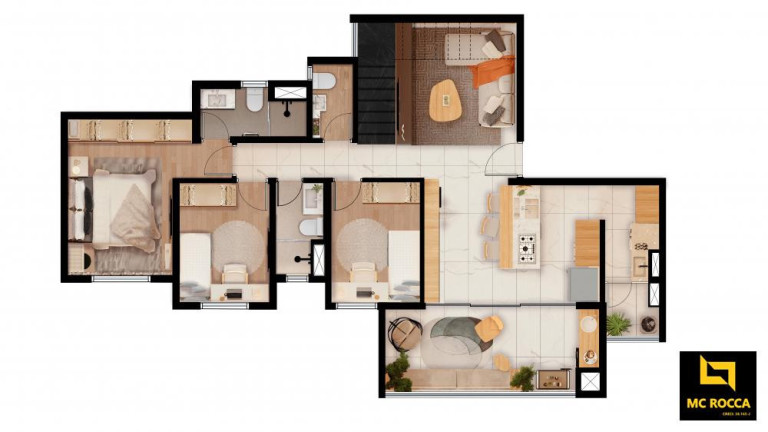 Imagem Cobertura com 3 Quartos à Venda, 176 m² em Vila Valparaíso - Santo André Imagem Cobertura com 3 Quartos à Venda, 176 m² em Vila Valparaíso - Santo André