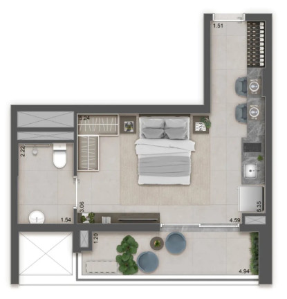 Imagem Apartamento com 2 Quartos à Venda, 65 m² em Butantã - São Paulo