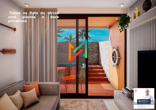 Imagem Apartamento com 1 Quarto à Venda, 20 m² em Porto De Galinhas - Ipojuca