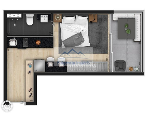 Imagem Imóvel com 1 Quarto à Venda, 30 m² em Moema - São Paulo