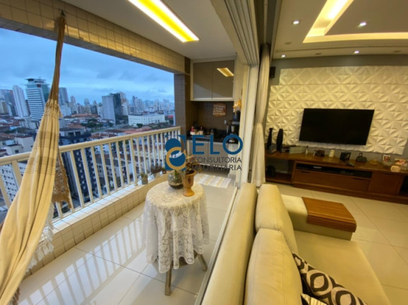 Imagem Apartamento com 3 Quartos à Venda, 96 m² em Encruzilhada - Santos Imagem Apartamento com 3 Quartos à Venda, 96 m² em Encruzilhada - Santos