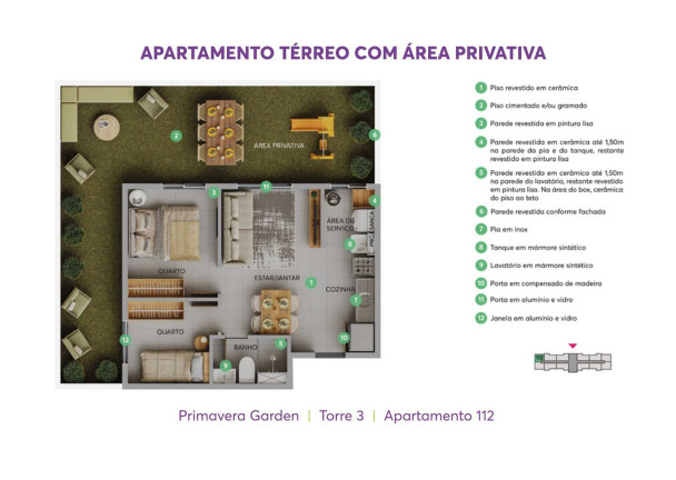 Imagem Apartamento com 2 Quartos à Venda, 41 m² em Jardim Primavera - Duque De Caxias