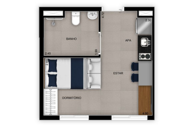 Imagem Studio com 1 Quarto à Venda, 26 m² em Mooca - São Paulo Imagem Studio com 1 Quarto à Venda, 26 m² em Mooca - São Paulo