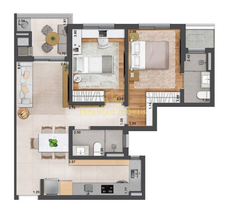 Imagem Apartamento com 2 Quartos à Venda, 123 m² em Saco Grande - Florianópolis Imagem Apartamento com 2 Quartos à Venda, 123 m² em Saco Grande - Florianópolis