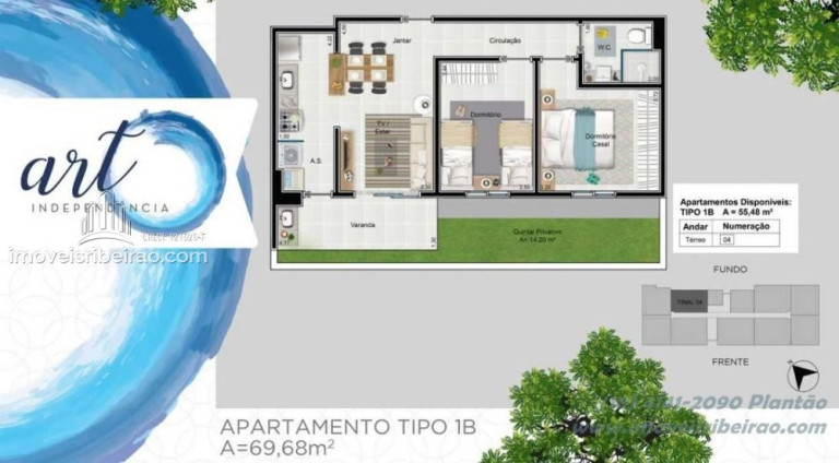 Imagem Apartamento com 2 Quartos à Venda, 55 m² em Campos Elíseos - Ribeirão Preto Imagem Apartamento com 2 Quartos à Venda, 55 m² em Campos Elíseos - Ribeirão Preto