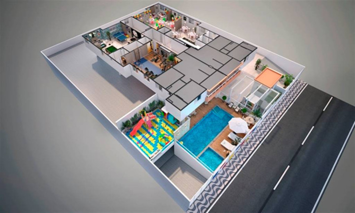 Apartamento com 2 Quartos à Venda, 58 m² em Guilhermina - Praia Grande