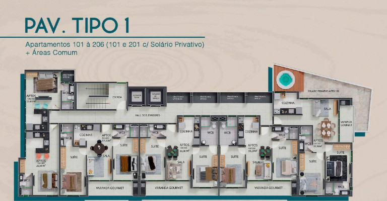 Imagem Apartamento com 2 Quartos à Venda, 57 m² em Jardim Oceania - João Pessoa