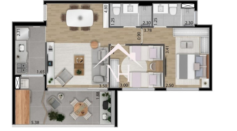 Imagem Apartamento com 1 Quarto à Venda, 66 m² em Vila Mariana - São Paulo Imagem Apartamento com 1 Quarto à Venda, 66 m² em Vila Mariana - São Paulo