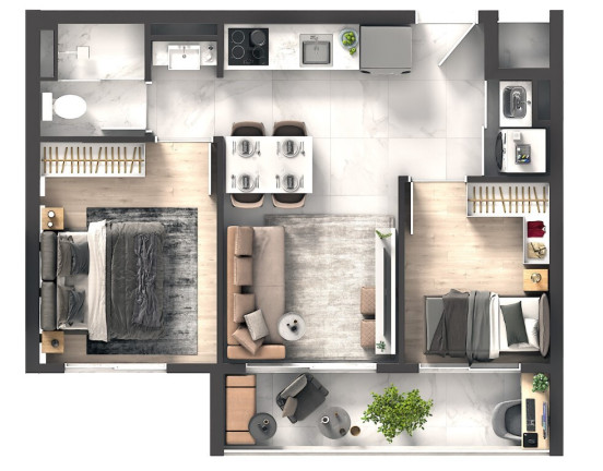 Imagem Apartamento com 1 Quarto à Venda, 33 m² em Morumbi - São Paulo Imagem Apartamento com 1 Quarto à Venda, 33 m² em Morumbi - São Paulo