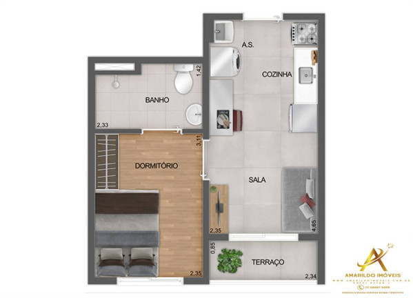 Imagem Apartamento com 1 Quarto à Venda, 27 m² em Planalto Paulista - Sao Paulo Imagem Apartamento com 1 Quarto à Venda, 27 m² em Planalto Paulista - Sao Paulo