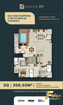 Imagem Imóvel com 3 Quartos à Venda, 89 m² em Praia De Itaparica - Vila Velha Imagem Imóvel com 3 Quartos à Venda, 89 m² em Praia De Itaparica - Vila Velha