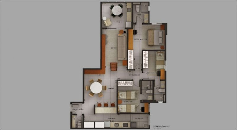 Imagem Apartamento com 3 Quartos à Venda, 110 m² em Jatiúca - Maceió