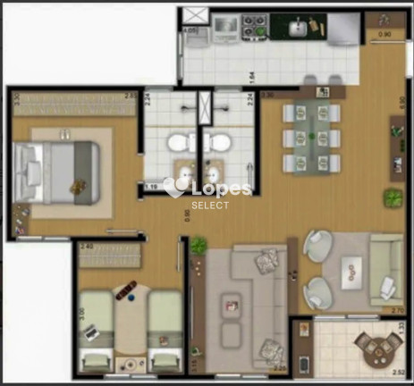 Imagem Apartamento com 2 Quartos à Venda, 66 m² em Condominio Vita Belle - Campinas Imagem Apartamento com 2 Quartos à Venda, 66 m² em Condominio Vita Belle - Campinas