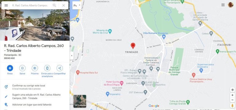 Imagem Terreno à Venda, 384 m² em Trindade - Florianópolis