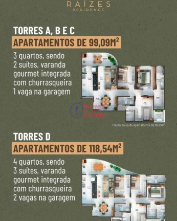 Imagem Apartamento com 3 Quartos à Venda, 99 m² em Jardim Marco Zero - Macapá Imagem Apartamento com 3 Quartos à Venda, 99 m² em Jardim Marco Zero - Macapá
