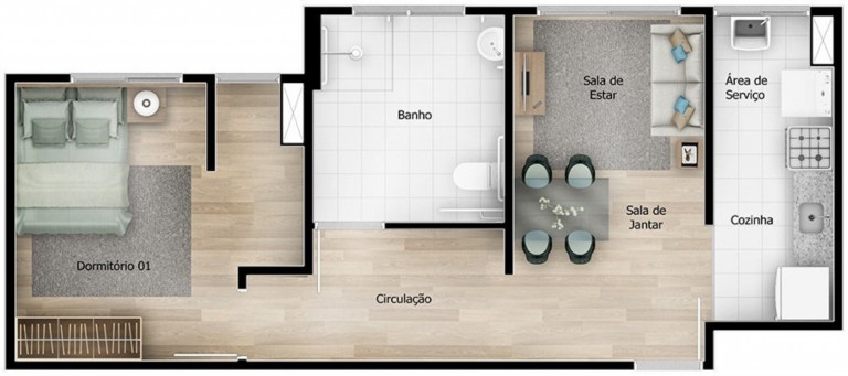Imagem Imóvel com 2 Quartos à Venda, 42 m² em Jardim São Savério - São Paulo Imagem Imóvel com 2 Quartos à Venda, 42 m² em Jardim São Savério - São Paulo