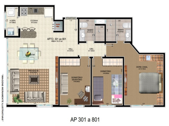 Imagem Apartamento com 3 Quartos à Venda, 78 m² em Jardim Itu - Porto Alegre