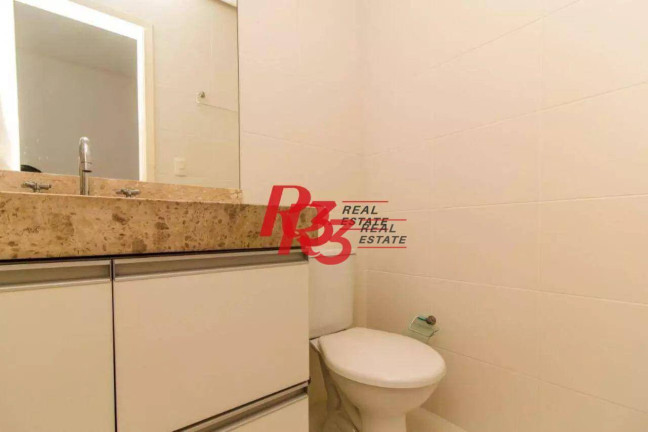 Imagem Apartamento com 1 Quarto para Alugar, 51 m² em José Menino - Santos
