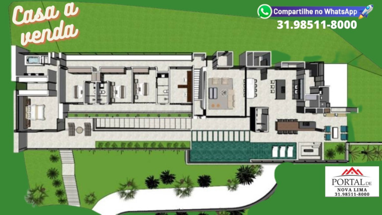 Imagem Casa com 4 Quartos à Venda, 580 m² em Quintas Do Sol - Nova Lima