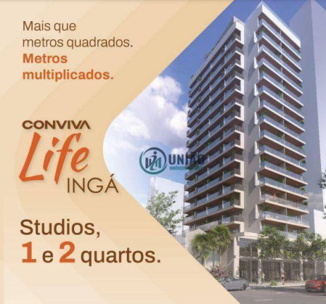 Apartamento com 1 Quarto à Venda, 33 m² em Ingá - Niterói