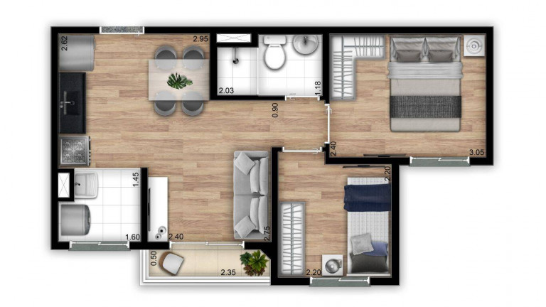 Imagem Apartamento com 2 Quartos à Venda, 3.431 m² em Jardim Da Pedreira - São Paulo