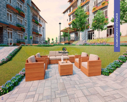 Imagem Apartamento com 3 Quartos à Venda, 97 m² em Piratini - Gramado Imagem Apartamento com 3 Quartos à Venda, 97 m² em Piratini - Gramado