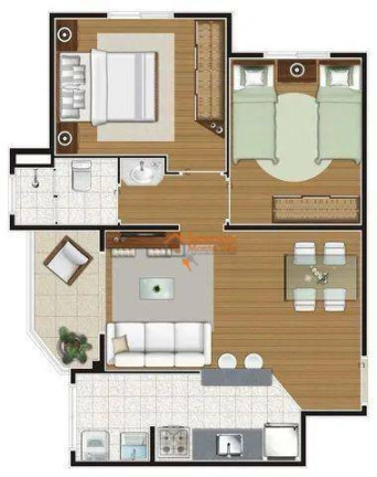 Imagem Apartamento com 2 Quartos à Venda, 50 m² em Gopoúva - Guarulhos Imagem Apartamento com 2 Quartos à Venda, 50 m² em Gopoúva - Guarulhos