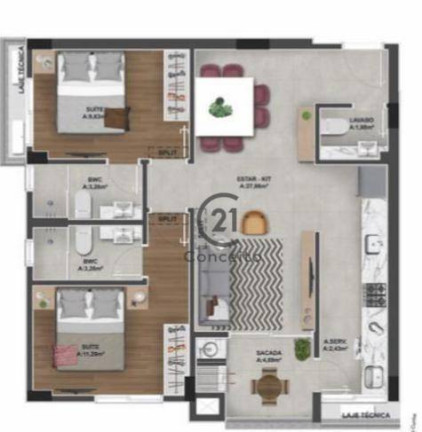 Imagem Apartamento com 2 Quartos à Venda, 78 m² em Estreito - Florianópolis