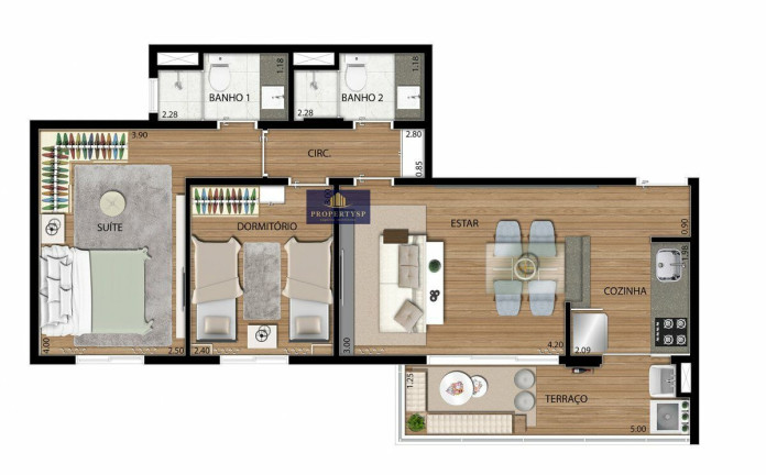 Imagem Apartamento com 2 Quartos à Venda, 59 m² em Pinheiros - São Paulo Imagem Apartamento com 2 Quartos à Venda, 59 m² em Pinheiros - São Paulo