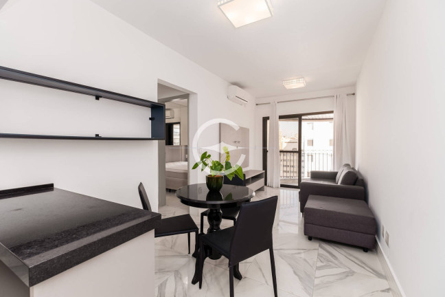 Imagem Apartamento com 1 Quarto para Alugar, 42 m² em Itaim Bibi - São Paulo Imagem Apartamento com 1 Quarto para Alugar, 42 m² em Itaim Bibi - São Paulo