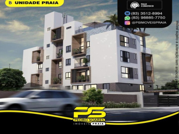Apartamento com 2 Quartos à Venda, 55 m² em Bancários - João Pessoa