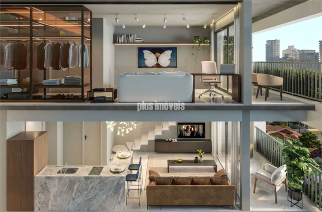 Imagem Apartamento com 1 Quarto à Venda, 61 m² em Moema - São Paulo