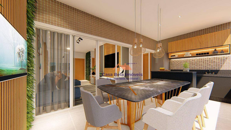 Imagem Apartamento com 3 Quartos à Venda, 132 m² em Canto Do Forte - Praia Grande