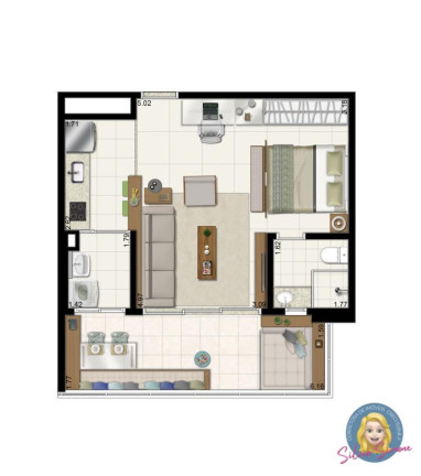 Imagem Apartamento com 1 Quarto à Venda, 48 m² em Ponta Da Praia - Santos Imagem Apartamento com 1 Quarto à Venda, 48 m² em Ponta Da Praia - Santos