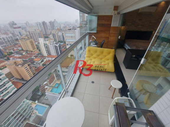 Imagem Apartamento com 1 Quarto à Venda, 57 m² em Gonzaga - Santos Imagem Apartamento com 1 Quarto à Venda, 57 m² em Gonzaga - Santos
