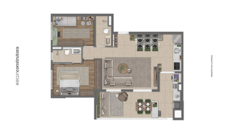 Imagem Apartamento com 2 Quartos à Venda, 54 m² em Vila Guilhermina - São Paulo