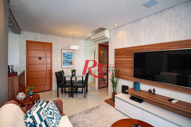 Imagem Apartamento com 1 Quarto à Venda, 52 m² em Embaré - Santos Imagem Apartamento com 1 Quarto à Venda, 52 m² em Embaré - Santos