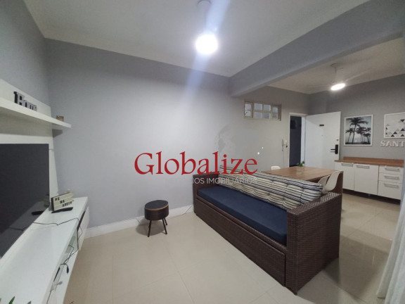 Imóvel com 1 Quarto à Venda, 41 m² em José Menino - Santos