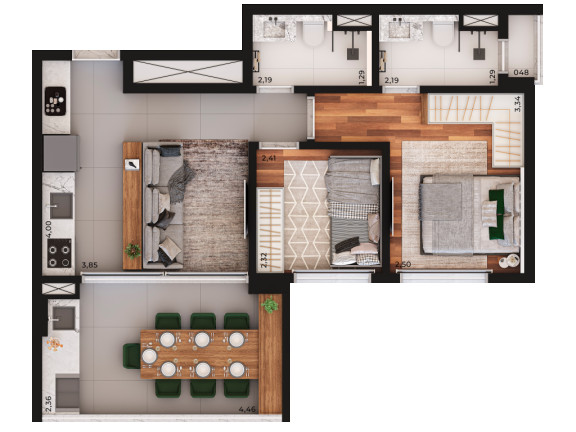 Imagem Apartamento com 1 Quarto à Venda, 44 m² em Perdizes - São Paulo
