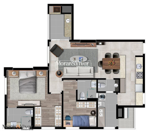 Imagem Apartamento com 3 Quartos à Venda, 96 m² em Batel - Curitiba Imagem Apartamento com 3 Quartos à Venda, 96 m² em Batel - Curitiba