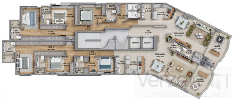 Imagem Apartamento com 4 Quartos à Venda, 168 m² em Centro - Itajaí Imagem Apartamento com 4 Quartos à Venda, 168 m² em Centro - Itajaí
